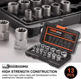 W6008 THINKWORK Bolt Extractor Set Impact Nut #2