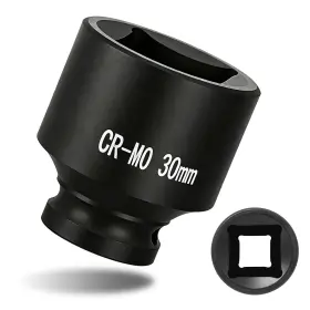 Tiboo Day Tb2025012010022 1/2 Inch Drive 30mm Impact Socket Metric Standard Blackening Finish
