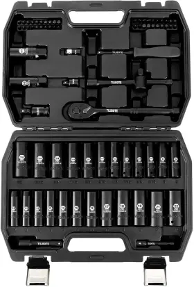 TB-74 TILIBOTE Impact Socket Drive Combination Wrench Set