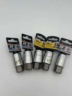 15620 TITAN Hex Bit Socket Drive Vanadium