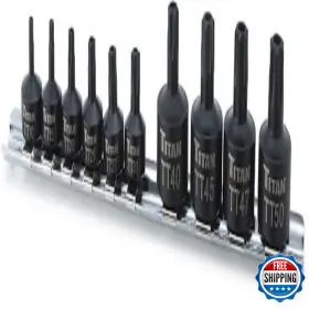 B004WIWNAG TITAN Tamper Impact Star Bit Socket Set