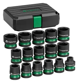 T12-M1 TIWINTUL Drive Shallow Impact Socket Set Piec