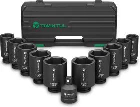 T12-S1 TIWINTUL Axle Nut Socket Set Drive Impact