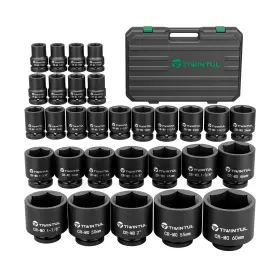 T34-MS1 TIWINTUL Drive Impact Socket Set Design Steel
