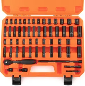56PC-SOCKET-ORANGE TOHOME Drive Impact Set Standard