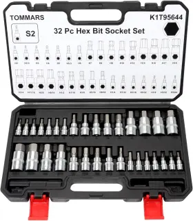 95644 TOMMARS Master Allen Hex Bit Socket Set