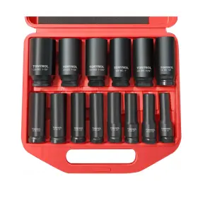 TT12-14PC-SAE-D TONYNOL Drive Impact Socket Set
