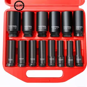 TT1214PCSAED12PT TONYNOL Drive Impact Socket Set