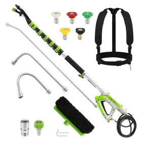 JT084-2 TOOL DAILY Telescoping Pressure Washer Wand Brush