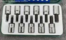 243-8463 TOOL SHOP Drive Hex Bit Socket Set #3