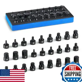 B0D6G5Y6BP TOOLANT Impact Hex Bit Socket Set Steel