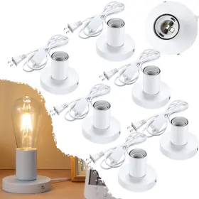 B0CW3BBYQ8 TUANSE Lamp Sockets Screw Base Cord Switch