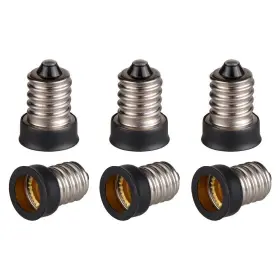 Twdrtdd Fl-e14-e12-06 Fineled 6pcs Led E14 To E12 Adapter Converter Lamp White