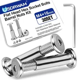 UDFL-05 USDRWAM Barrel Nuts Bolts Hex Socket Binding Screws