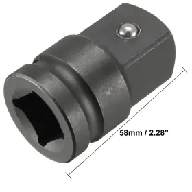 619668276995 UXCELL Impact Socket Adapters Male Drive Female #2