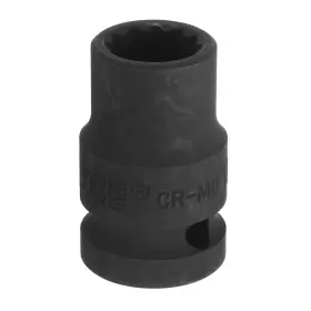 656417679027 UXCELL Drive Shallow Impact Socket Steel