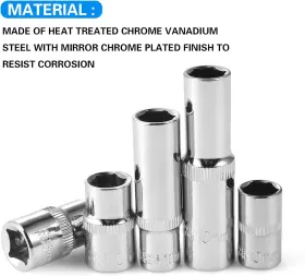 767153442995 UXCELL Socket Set Drive Shallow