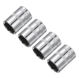 767153573408 UXCELL Drive Steel Shallow Socket