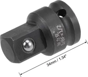 A19080900UX0384 UXCELL Drive Female Male Impact Socket #2