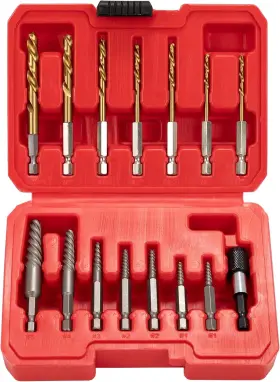 UEWTEDB15-SERD UYECOVE Drill Bit Set Screw Extractor Hss Left