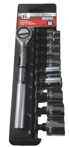 1232347 VALCAN Vulican Socket Set Drive Vanadium Steel