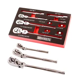 VR4030 VEHIRETL Flex Head Ratchet Set Drive Swivel