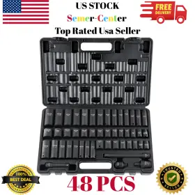 38306548 VEVOR Impact Socket Set Drive Standard
