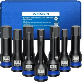VOR-036 VORXEON Drive Impact Allen Hex Bit Socket