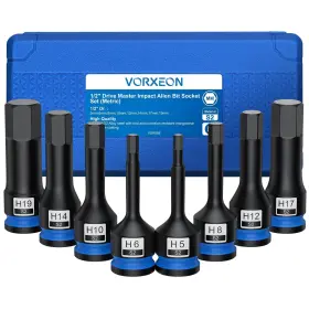 VOR058 VORXEON Drive Impact Allen Hex Socket Set