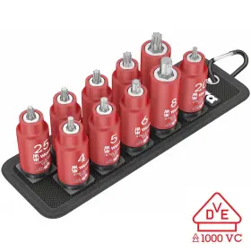 05004930001 WERA Vde Bit Socket Torx Hex Belt Drive Set