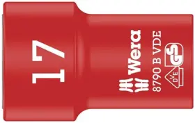 Wera 05004961001 Tools 5004961001 8790 B Vde Zyklop 3/8 Inch Socket 17x46 Mm 1ea