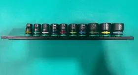 05005451001 WERA Magnetic Rail Impaktor Impact Socket Set