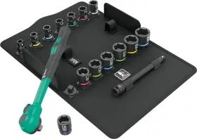 05005530001 WERA Zyklop Ratchet Set Reversing Lever