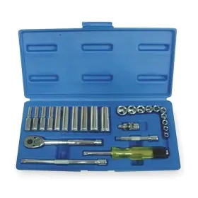 1EZR4 WESTWARD Socket Drive Ratchet Standard Combination Set