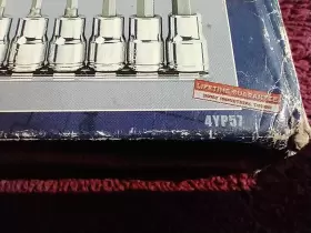 4YP57 WESTWARD Drive Hex Bit Socket Set #2