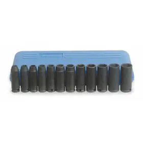 4YP61 WESTWARD Impact Socket Set