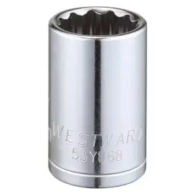 53YU68 WESTWARD Drive Triple Square Socket Points Steel