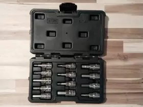 54TL55 WESTWARD Drive Socket Bit Set