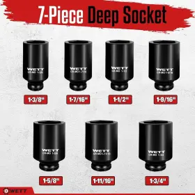 HX-XX-153 WETT Drive Impact Socket Set #2