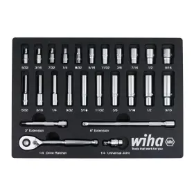 445055338372 WIHA Socket Tray Set Drive Standard