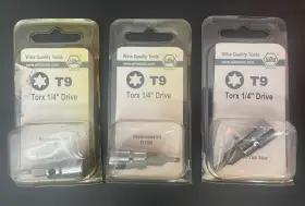 76111 WIHA Set Individual Torx Square Drive Bit Sockets