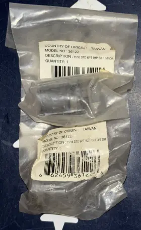 36122 WILLIAMS Std Impact Socket Drive #2