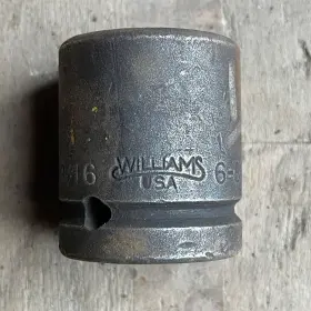 6-826 WILLIAMS Double Square Drive Impact Socket