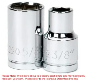 JHW32148 WILLIAMS INDUSTRIAL Shallow Supertorque Socket Point