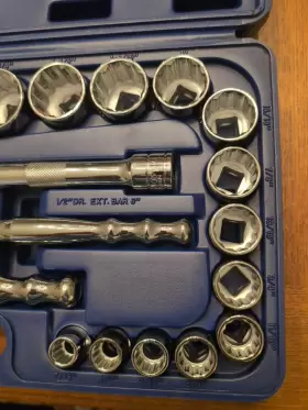JHW50668 WILLIAMS INDUSTRIAL Set Shallow Supertorque Sockets #3