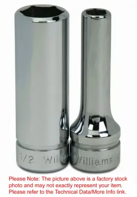 JHWBD-632 WILLIAMS INDUSTRIAL Drive Supertorque High Socket