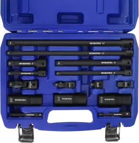 820909693680 WORKPRO Drive Tool Set Socket Adapter
