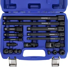 UW003099AE WORKPRO Drive Tool Set Socket Adapters