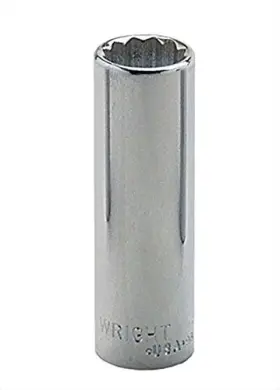 Wright Tool 076799026125 2612 - 1/4inch Drive 12 Point Deep Socket 3/8inch
