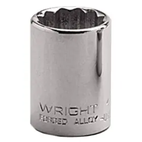 7-16 WRIGHT TOOL Drive Point Standard Socket
